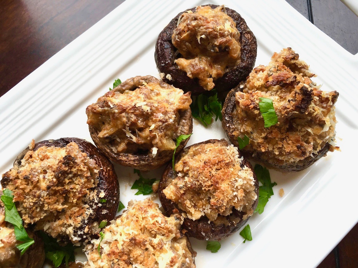 These Stuffed Mushrooms with Sausage and Cream Cheese are a zesty appetizer to serve when entertaining. They are easy to make and your guests will love them!
