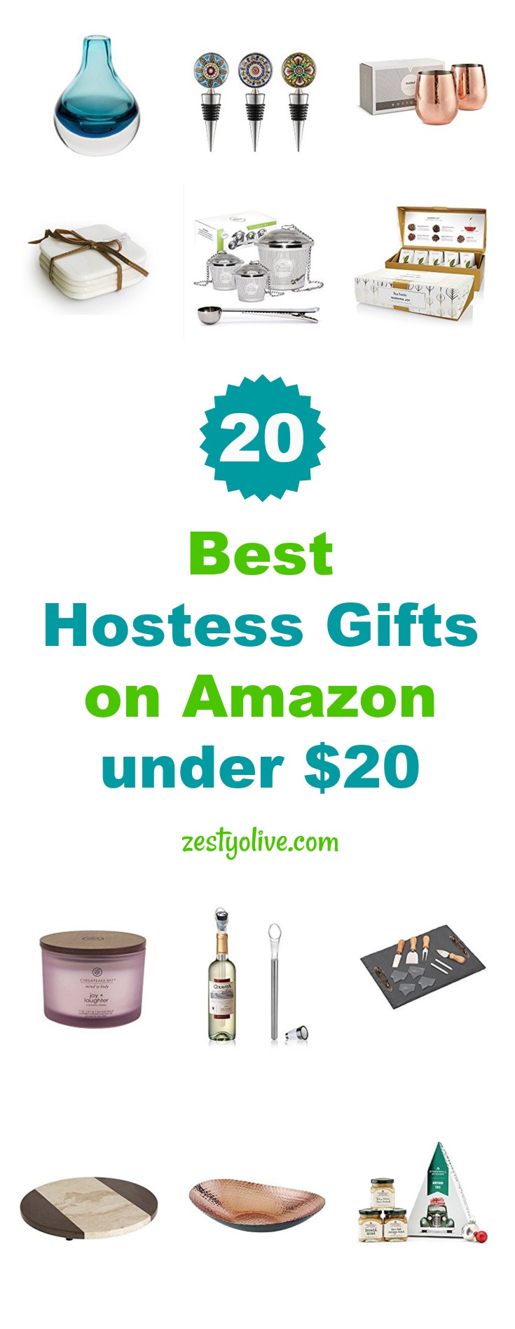 Searching for a last minute hostess gift? Here are 20 Best Hostess Gifts Under $20 that will delight your recipient.