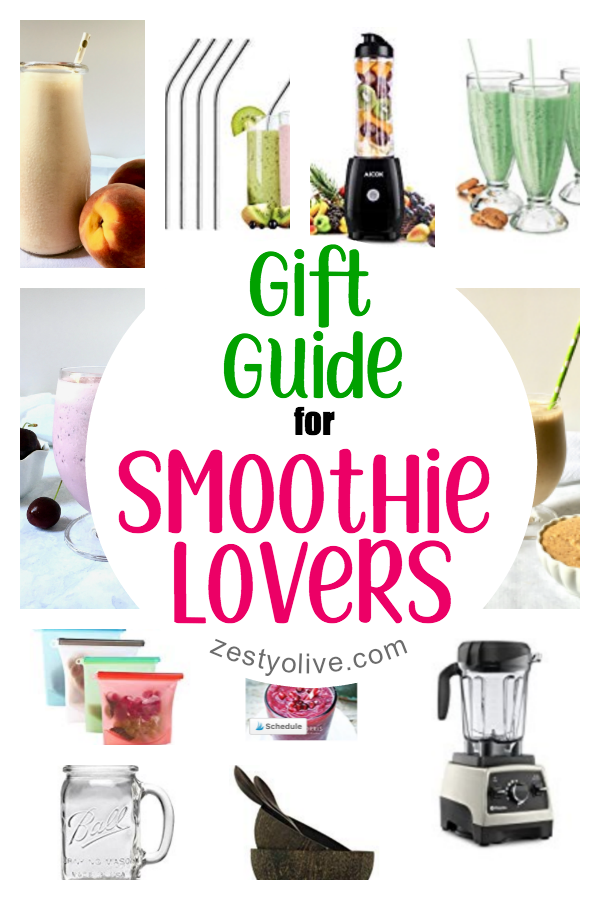 This Gift Guide for Smoothie Lovers will help you choose the perfect item for those in your life who love blending and crafting their protein shakes, smoothies and smoothie bowls.