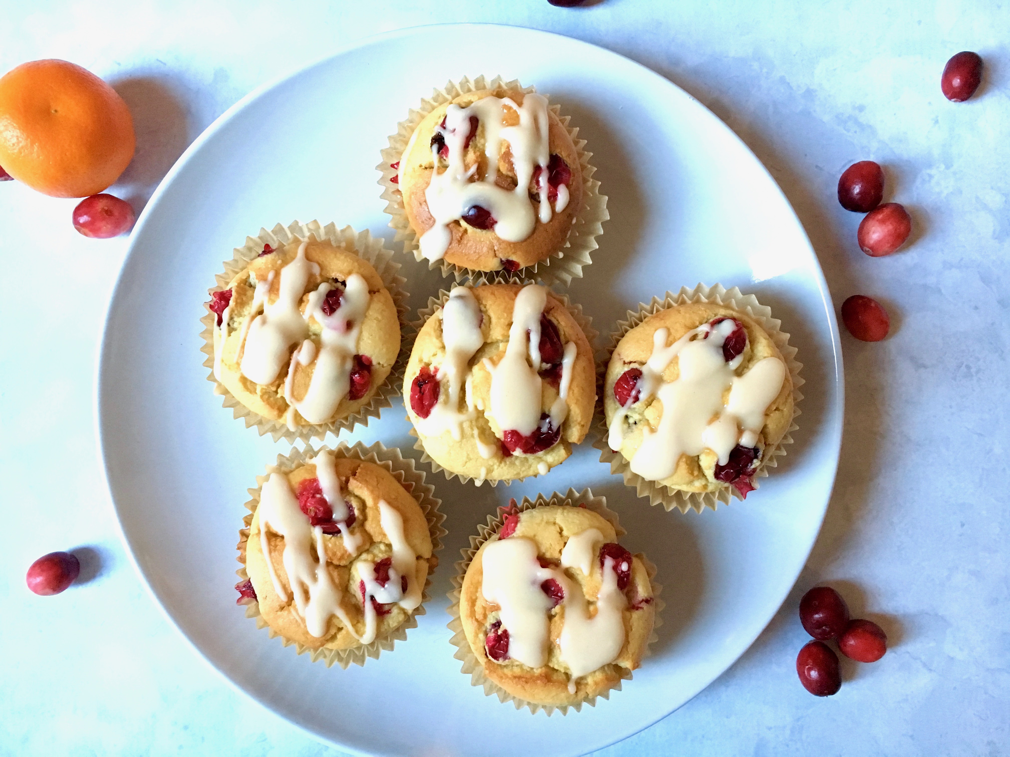 Gluten-Free Cranberry Blender Muffins are an easy and healthy breakfast option or a delicious afternoon snack.