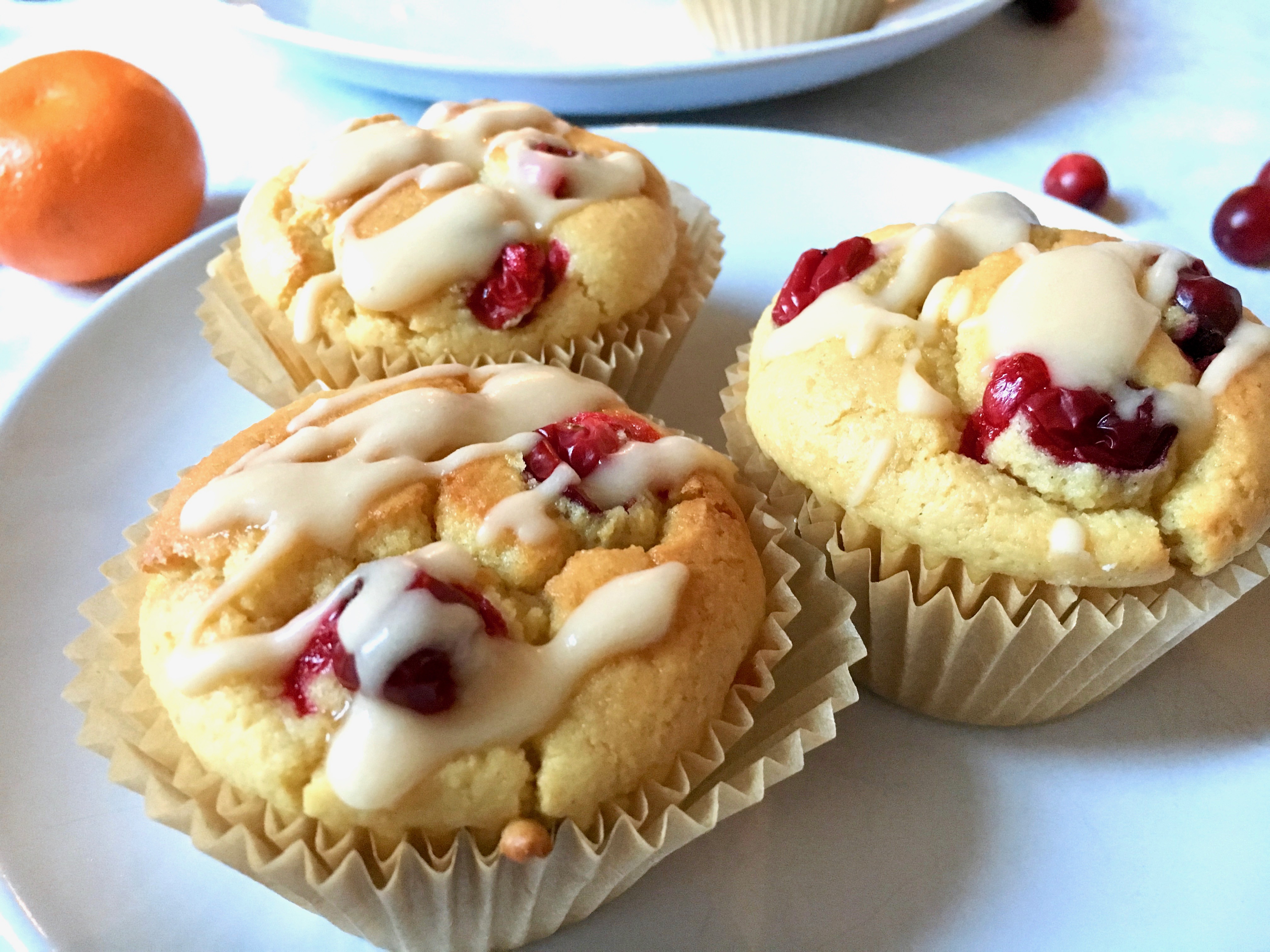 Gluten-Free Cranberry Blender Muffins are an easy and healthy breakfast option or a delicious afternoon snack.