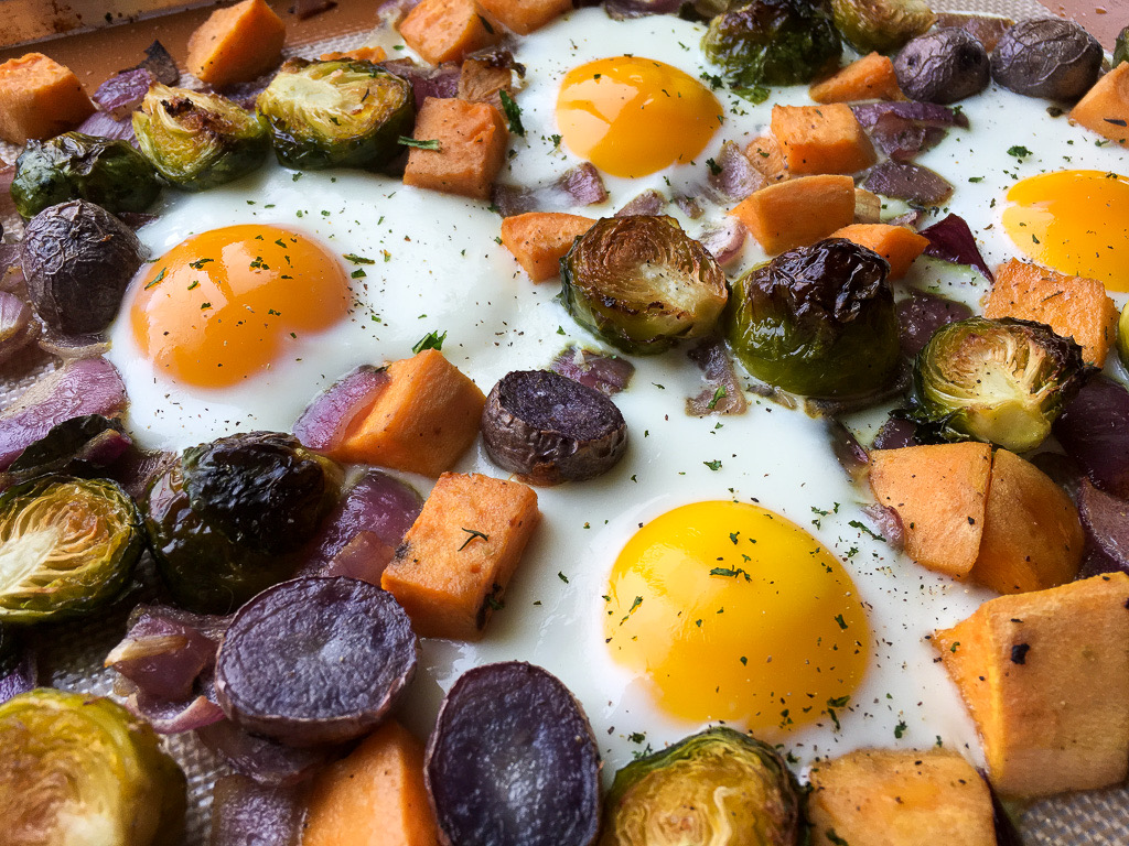 Sheet Pan Fried Eggs Recipe