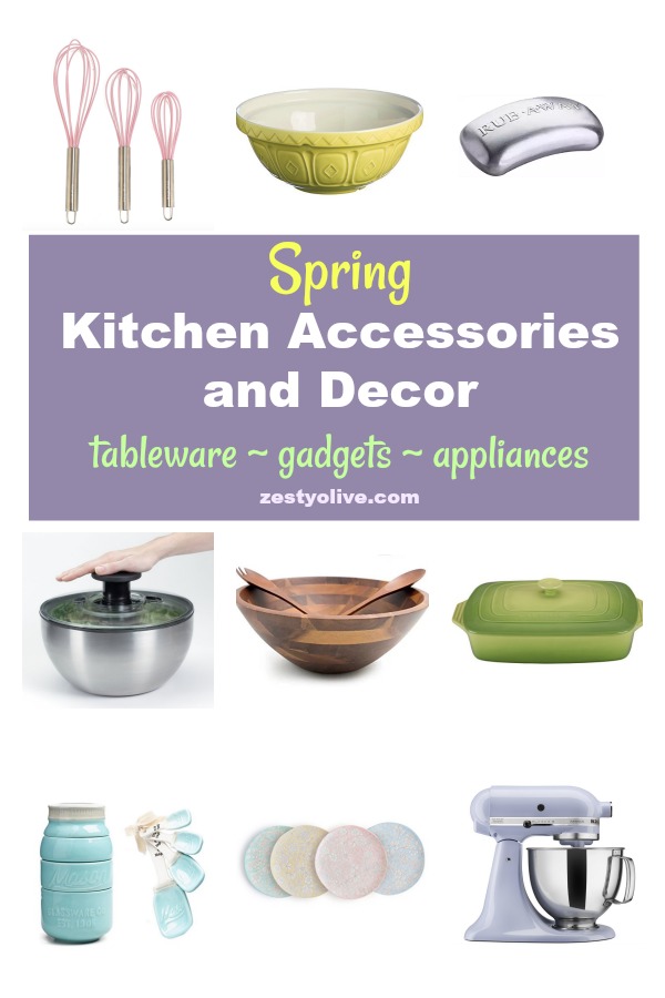 Spring Kitchen Accessories and Decor * Zesty Olive - Simple, Tasty