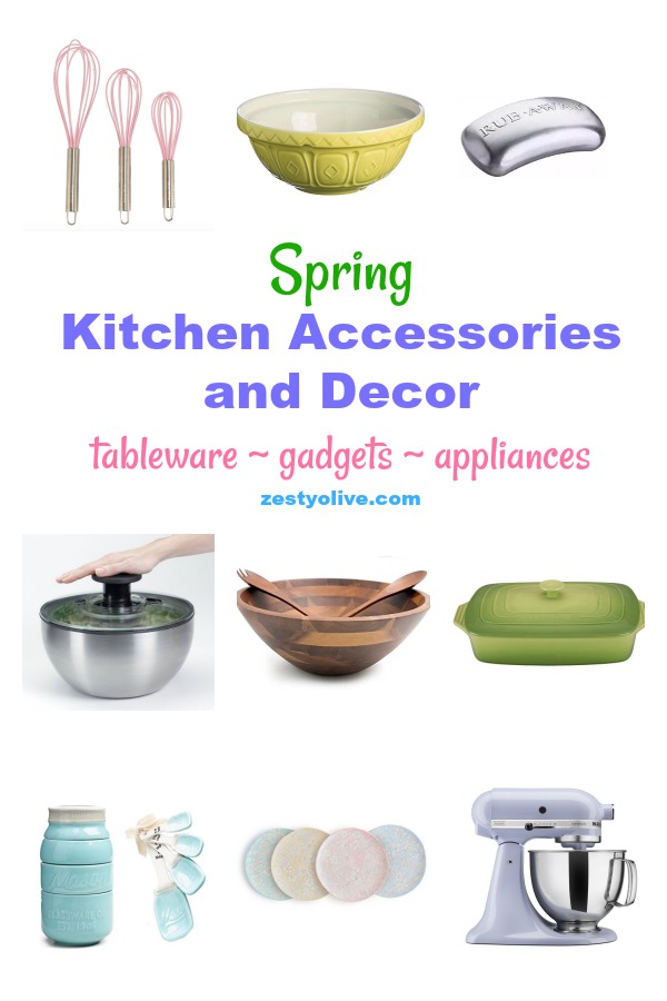 Spring Kitchen Accessories and Decor * Zesty Olive - Simple, Tasty