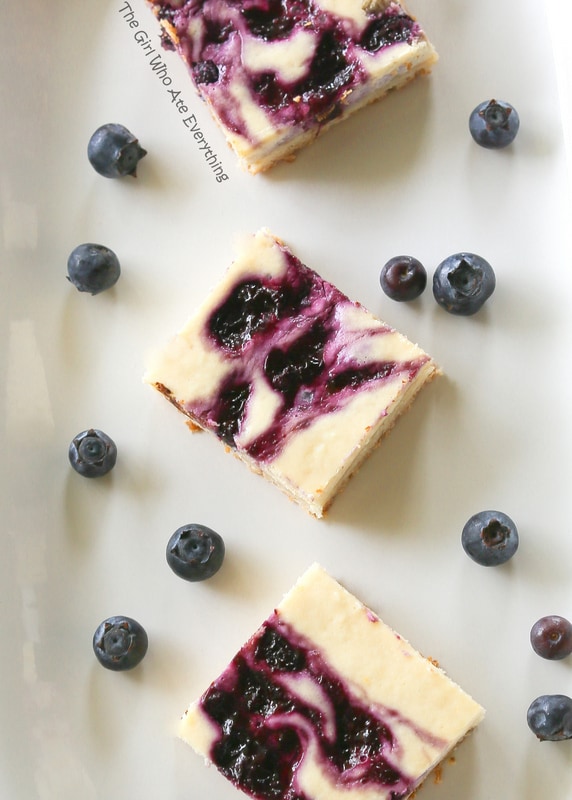 Blueberry Lemon Cheesecake Bars