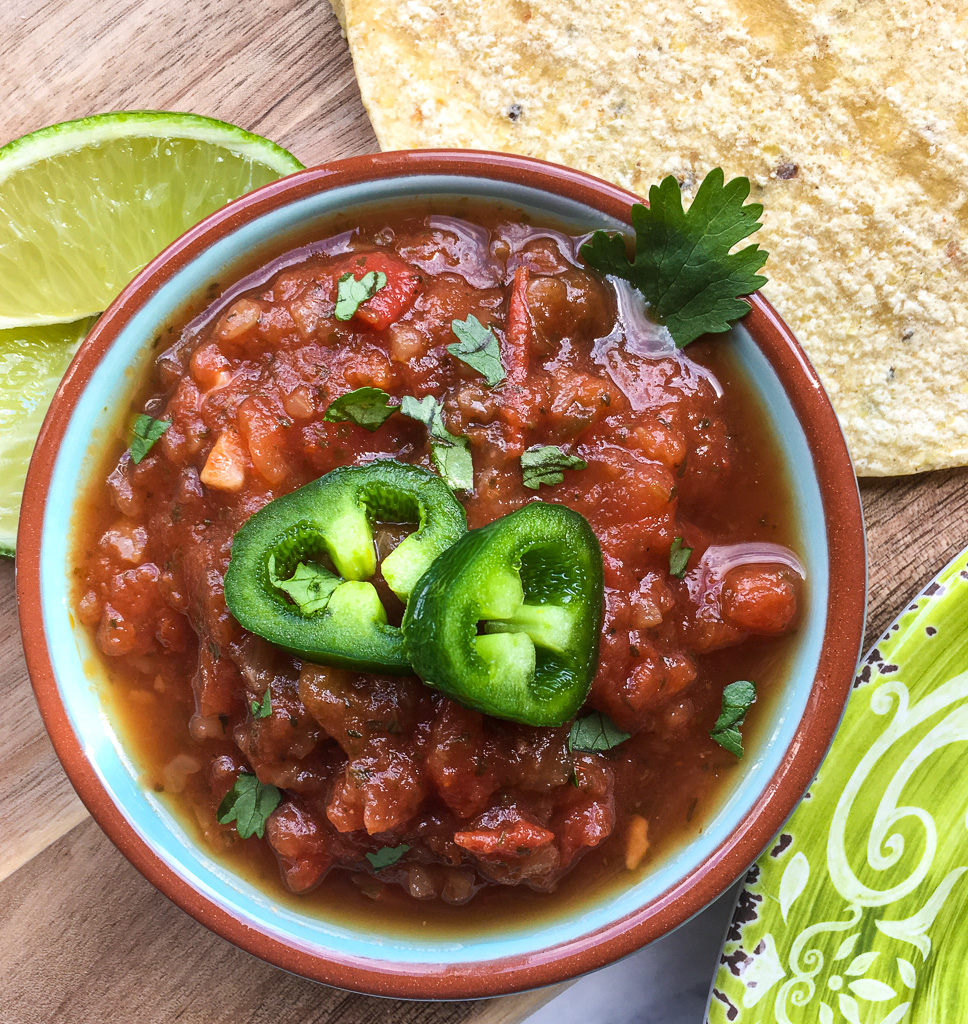 Easy Homemade Organic Salsa * Zesty Olive - Simple, Tasty, and Healthy