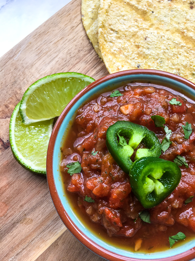 Homemade Organic Salsa