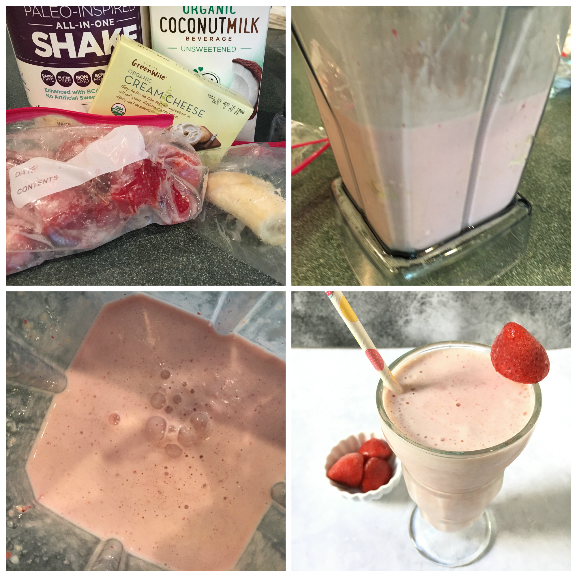 Strawberry Cheesecake Protein Smoothie