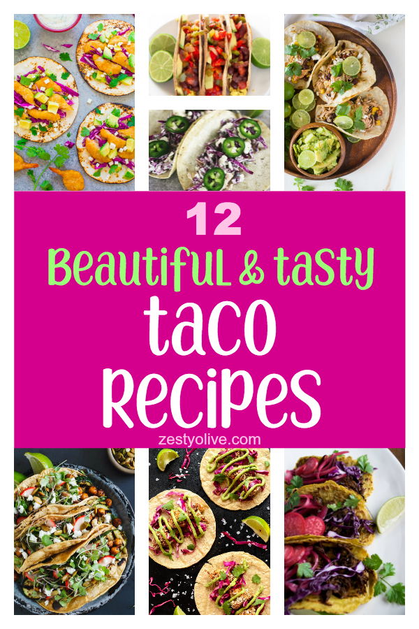 Whether you love hard shell or soft shell, here are 12 tasty taco recipes that are also beautiful to behold. Creative cooks have really outdone themselves with an array of meats, veggies, toppings, sauces and dips to inspire your next Taco Tuesday meal.