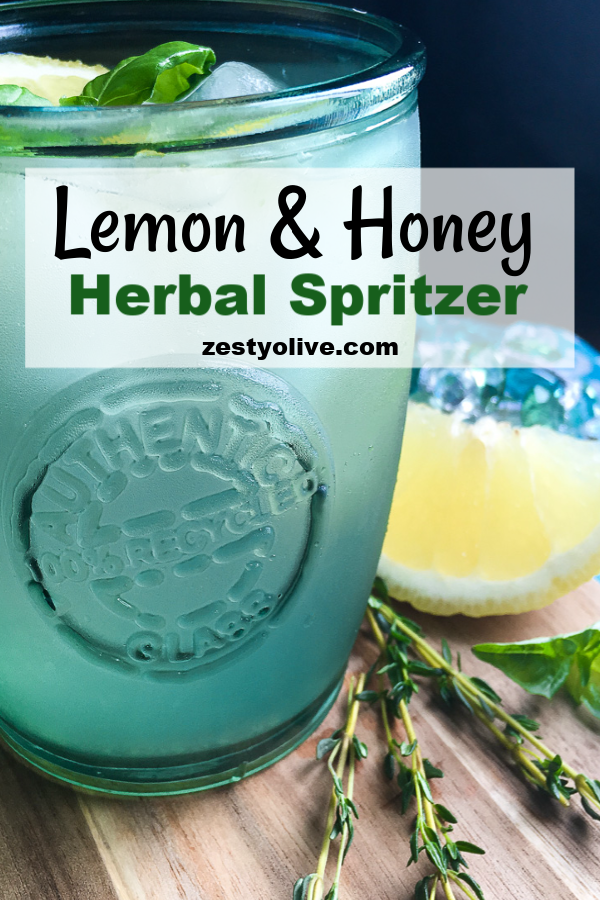 This refreshing spritzer is full of fantastic flavors, including lemon, fresh herbs, and ginger. It’s bright fruity flavor pairs perfectly with the warm earthiness of the culinary herbs and freshly grated ginger for a truly interesting combination. One taste and this is sure to become a new warm weather favorite!   