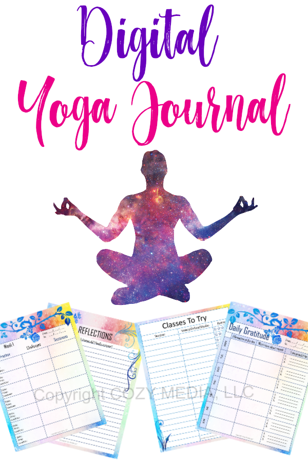 Digital Yoga Journal Printable * Zesty Olive Simple, Tasty, and