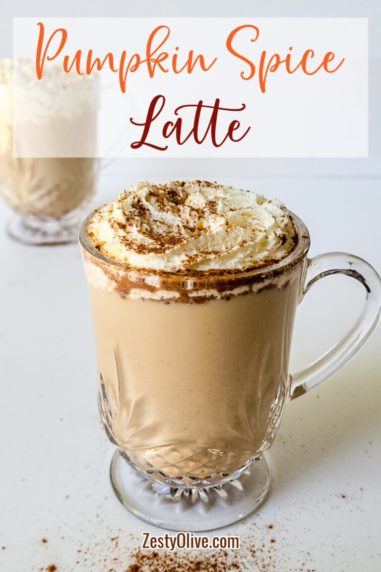 Easy Pumpkin Spice Latte Recipe * Zesty Olive - Simple, Tasty, And ...